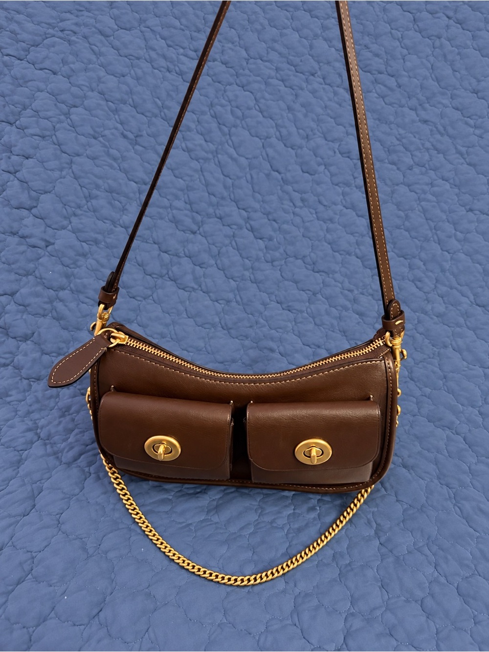Coach Twin Turnlock Waverly Bag